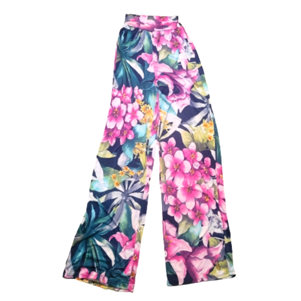 New Auditions floral flowy pants. Small